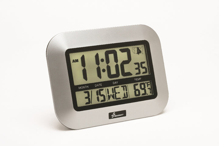 Image of SKILCRAFT® LCD Digital Radio-controlled Clock