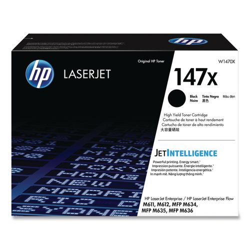 Image of HP W1470X HP 147x, (w1470x) High-Yield Black Original Laserjet Toner Cartridge