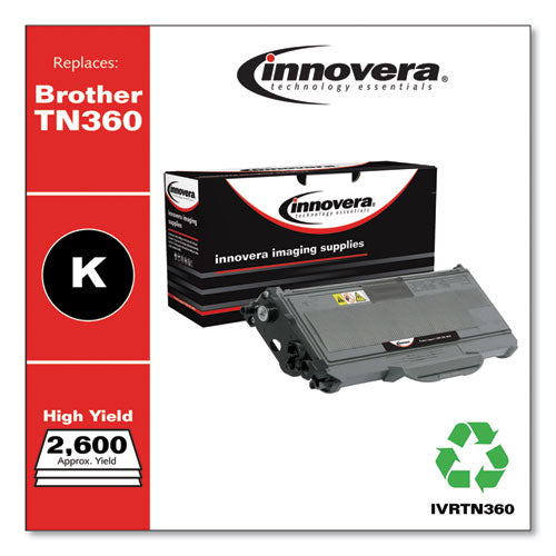 Image of Innovera® IVRTN360 Remanufactured Black High-Yield Toner, Replacement for TN360, 2,600 Page-Yield