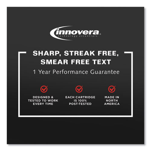 Image of Innovera® IVR952BXL Remanufactured Black High-Yield Ink, Replacement for 952XL (F6U19AN), 2,000 Page-Yield