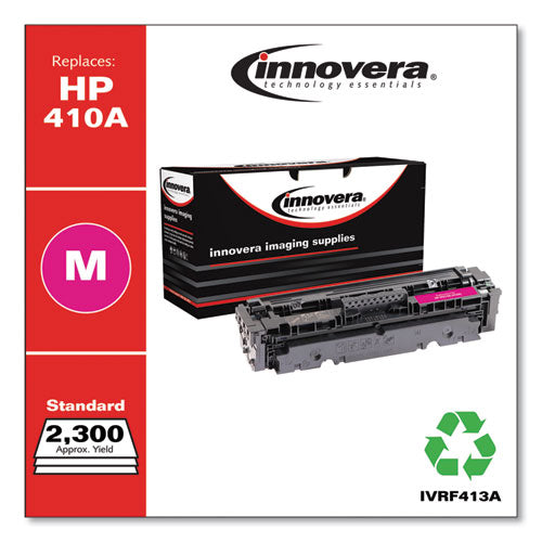 Image of Innovera® IVRF413A Remanufactured Magenta Toner, Replacement for 410A (CF413A), 2,300 Page-Yield