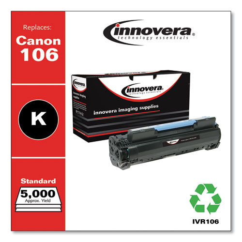 Image of Innovera® IVR106 Remanufactured Black Toner, Replacement for 106 (0264B001), 5,000 Page-Yield