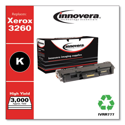 Image of Innovera® IVRR777 Remanufactured Black High-Yield Toner, Replacement for 106R02777, 3,000 Page-Yield
