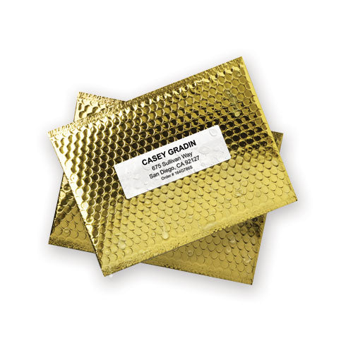 Image of Avery® 05522 Waterproof Address Labels With Trueblock And Sure Feed, Laser Printers, 1.33 X 4, White, 14/sheet, 50 Sheets/pack