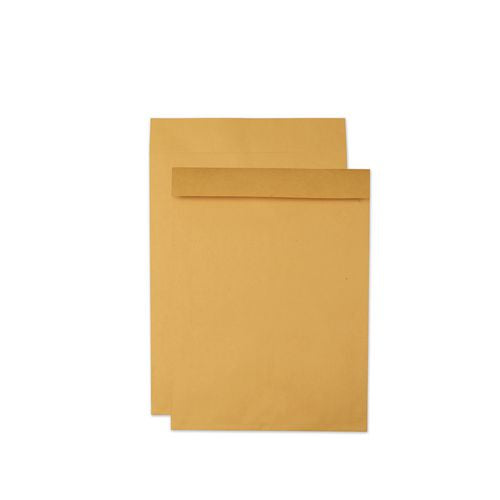 Image of Quality Park QUA42356 Jumbo Size Kraft Envelope, Cheese Blade Flap, Fold-Over Closure, 17 x 22, Brown Kraft, 25/Pack