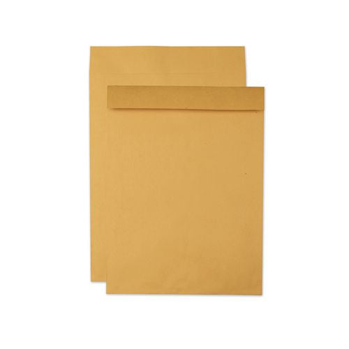 Image of Quality Park Jumbo Size Kraft Envelope, Cheese Blade Flap, Fold-Over Closure, 15 x 20, Brown Kraft, 25/Pack