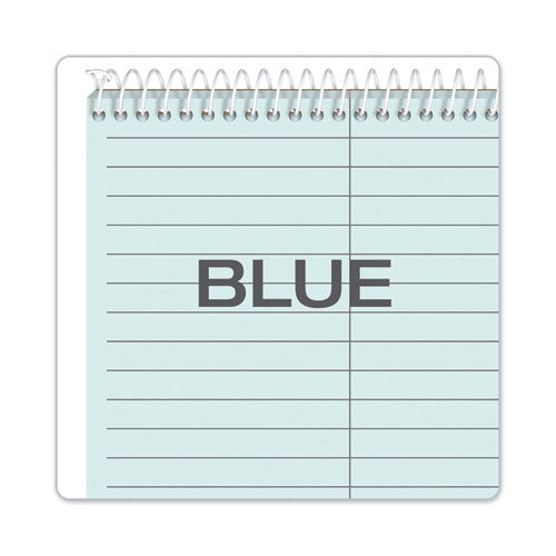 Image of TOPS 80284 Prism Steno Pads, Blue Cover, Gregg Rule, (80) Blue 6 x 9 Sheets, 4/Pack
