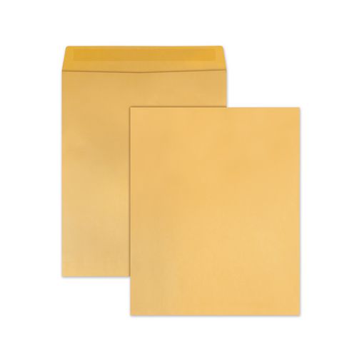 Image of Quality Park QUA42354 Jumbo Size Kraft Envelope, Cheese Blade Flap, Fold-Over Closure, 14 x 18, Brown Kraft, 25/Pack