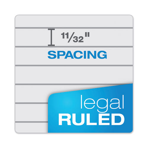 Image of TOPS 63160 Prism + Colored Writing Pads, Wide/Legal Rule, (50) Pastel Gray 8.5 x 11 Sheets, 12/Pack