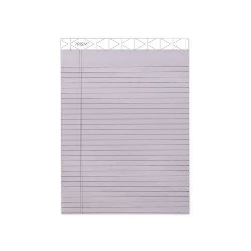 Image of TOPS Prism + Colored Writing Pads, Wide/Legal Rule, (50) Pastel Orchid 8.5 x 11 Sheets, 12/Pack