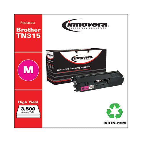 Image of Innovera® IVRTN315M Remanufactured Magenta High-Yield Toner, Replacement for TN315M, 3,500 Page-Yield