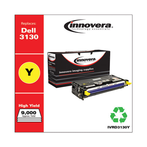 Image of InnoveraÂ® Remanufactured Yellow High-Yield Toner, Replacement for 330-1204, 9,000 Page-Yield