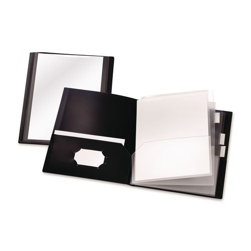 Image of Cardinal® 13601 Reportpro 10-Pocket Project Organizer, 8.5 X 11, Clear/black