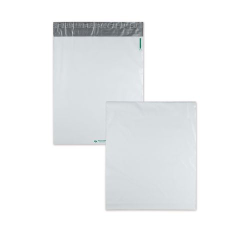 Image of Quality Park QUA46393 Redi-Strip Poly Expansion Mailer, #5 1/4, Square Flap, Redi-Strip Adhesive Closure, 13 x 16, White, 100/Carton