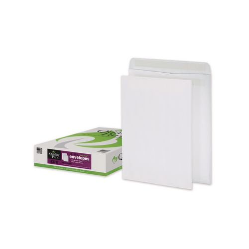 Image of Quality Park QUA43717 Redi-Seal Catalog Envelope, #13 1/2, Cheese Blade Flap, Redi-Seal Adhesive Closure, 10 x 13, White, 100/Box