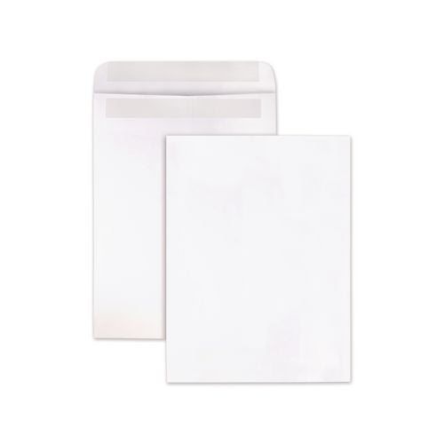 Image of Quality Park QUA43517 Redi-Seal Catalog Envelope, #10 1/2, Cheese Blade Flap, Redi-Seal Adhesive Closure, 9 x 12, White, Wove Finish, 100/Box