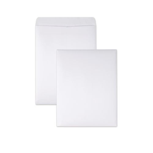 Image of Quality Park QUA43617 Redi-Seal Catalog Envelope, #12 1/2, Cheese Blade Flap, Redi-Seal Adhesive Closure, 9.5 x 12.5, White, 100/Box