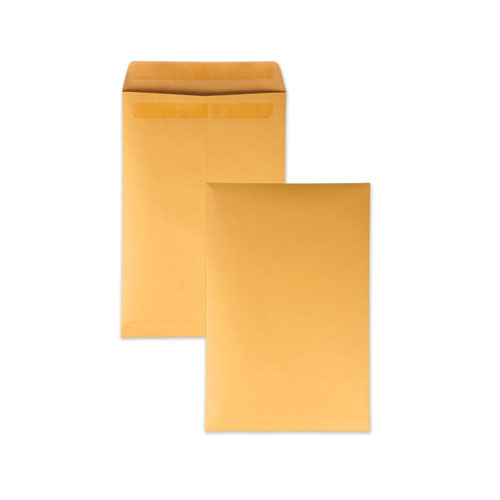 Image of Quality Park QUA43862 Redi-Seal Catalog Envelope, #15, Cheese Blade Flap, Redi-Seal Adhesive Closure, 10 x 15, Brown Kraft, 250/Box