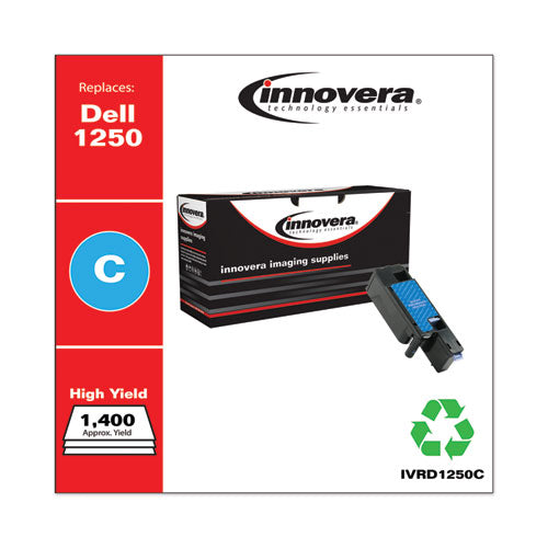 Image of InnoveraÂ® Remanufactured Cyan High-Yield Toner, Replacement for 331-0777, 1,400 Page-Yield