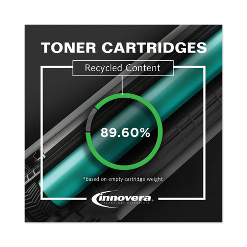 Image of Innovera® IVRM177Y Remanufactured Yellow Toner, Replacement for 130A (CF352A), 1,000 Page-Yield