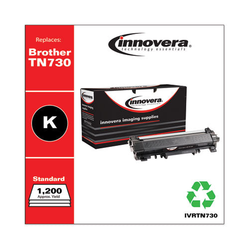 Image of Innovera® IVRTN730 Remanufactured Black Toner, Replacement for TN730, 1,200 Page-Yield