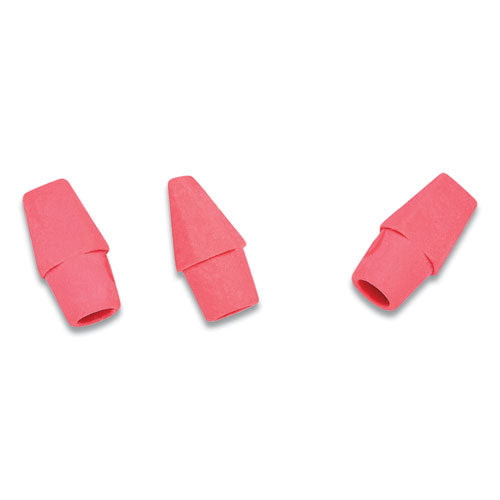 Image of Dixon® X34500 Wedge Cap Erasers, For Pencil Marks, Pink, 144/box
