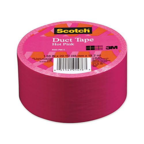 Image of Scotch® 920-PNK-C Duct Tape, 1.88" X 20 Yds, Hot Pink