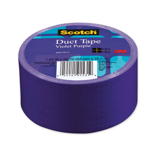 Image of Scotch® 920-PPL-C Duct Tape, 1.88" X 20 Yds, Violet Purple