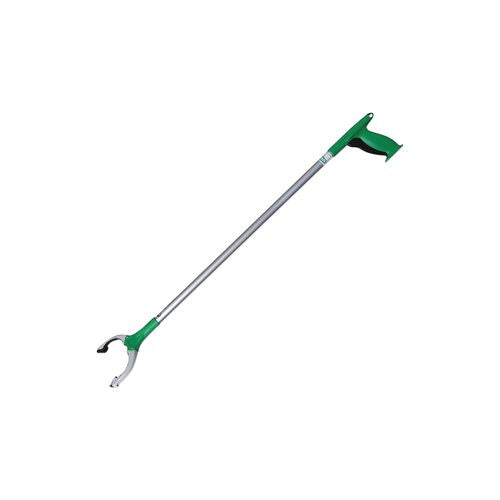 Image of Unger® NT090 Nifty Nabber Trigger-Grip Extension Arm, 3 ft, Silver/Green
