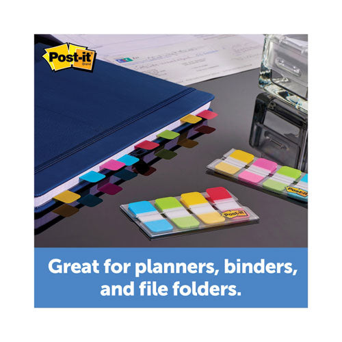 Image of Post-it® 686-AYPV1IN 1" Wide Tabs With Dispenser, Aqua, Pink, Violet, Yellow, 88/pack