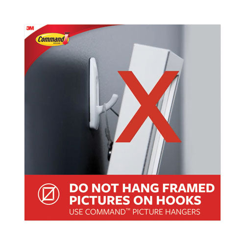 Image of Command 17047 Universal Picture Hanger, Large, Silver, 5 Lb Capacity, 1 Hanger And 4 Strips