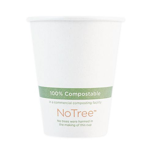 Image of World Centric® CUSU8 Notree Paper Hot Cups, 8 Oz, Natural, 1,000/carton