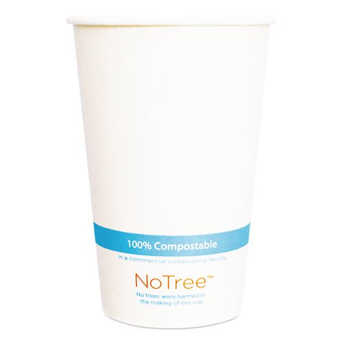 Image of World Centric® CUSU16C Notree Paper Cold Cups, 16 Oz, Natural, 1,000/carton
