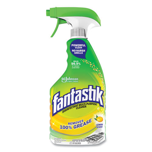 Image of Fantastik® 366094 Disinfectant Multi-Purpose Cleaner Lemon Scent, 32 Oz Spray Bottle
