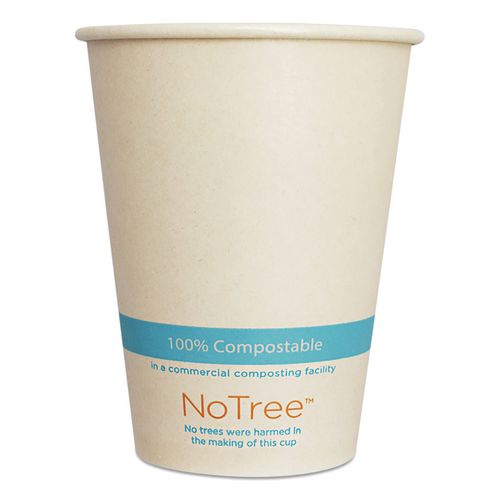 Image of World Centric® CUSU12C Notree Paper Cold Cups, 12 Oz, Natural, 1,000/carton