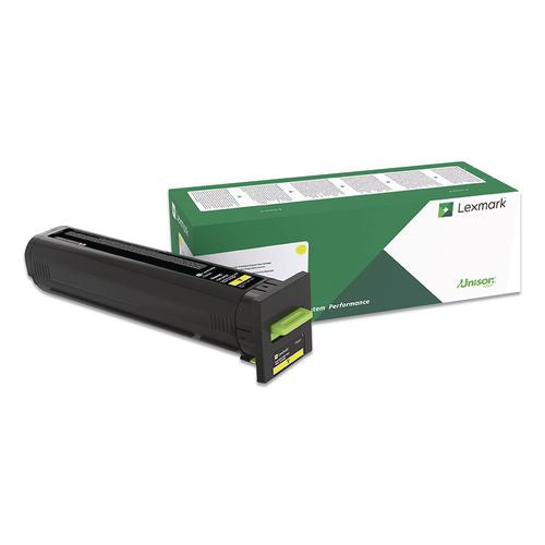 Image of Lexmark 82K0HYG 82k0hyg Return Program High-Yield Toner, 17,000 Page-Yield, Yellow