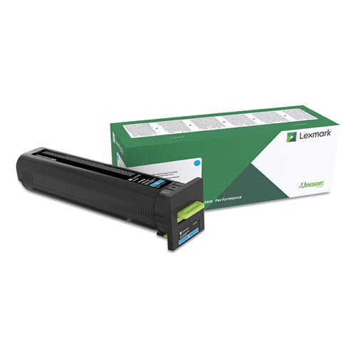 Image of Lexmark 82K0HCG 82k0hcg Return Program High-Yield Toner, 17,000 Page-Yield, Cyan