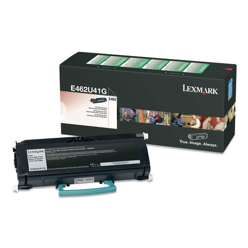 Image of Lexmark E462U41G E462u41g Return Program Extra High-Yield Toner, 18,000 Page-Yield, Black