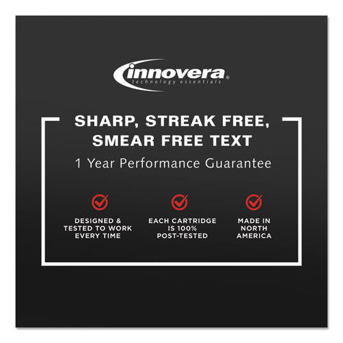 Image of Innovera® IVR563WN Remanufactured Black High-Yield Ink, Replacement for 61XL (CH563WN), 480 Page-Yield