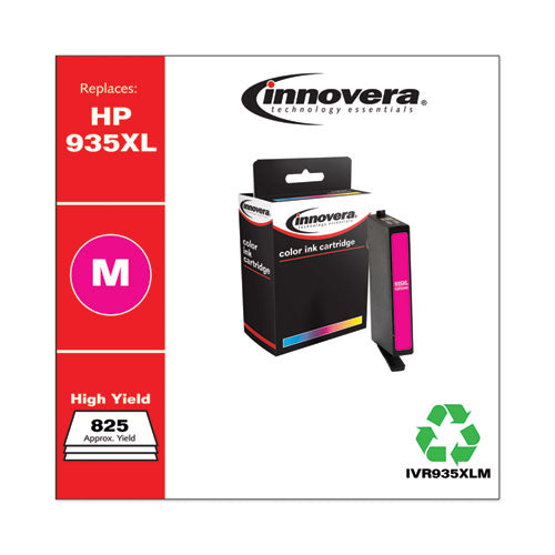 Image of Innovera® IVR935XLM Remanufactured Magenta High-Yield Ink, Replacement for 935XL (C2P25AN), 825 Page-Yield