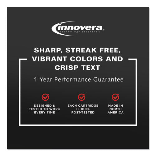 Image of Innovera® IVR935XLC Remanufactured Cyan High-Yield Ink, Replacement for 935XL (C2P24AN), 825 Page-Yield