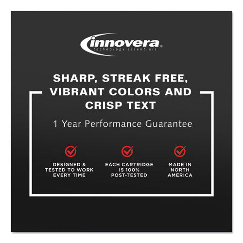 Image of Innovera® IVRB323WN Remanufactured Cyan High-Yield Ink, Replacement for 564XL (CB323WN), 750 Page-Yield