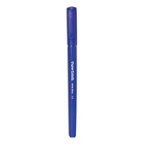 Image of Paper Mate® 4621501C Write Bros. Ballpoint Pen Value Pack, Stick, Medium 1 Mm, Blue Ink, Blue Barrel, 60/pack