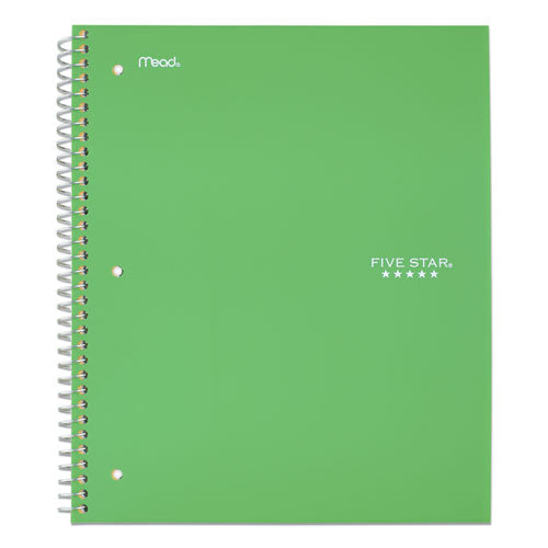 Image of Five Star® 51016 Wirebound Notebook, 5-Subject, Wide/Legal Rule, Randomly Assorted Cover Color, (200) 10.5 x 8 Sheets