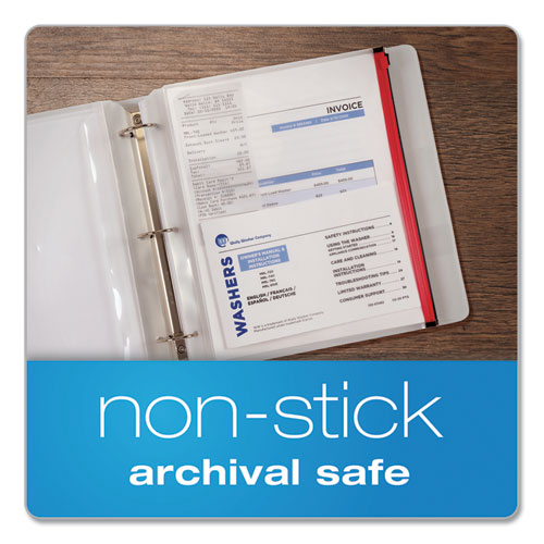 Image of Cardinal® 14650 Expanding Zipper Binder Pocket, 8.5 x 11, Assorted Colors, 5/Pack