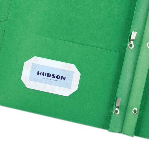 Image of Avery® 47977 Two-Pocket Folder with Prong Fasteners, Accommodates (70) 11 x 8.5 Sheets, Green, 25/Box