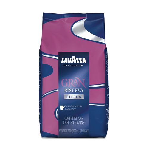 Image of Lavazza 3454 Gran Riserva Whole Bean Coffee, Dark And Bold, 2.2 Lb Bag