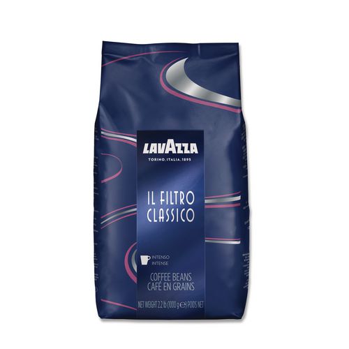 Image of Lavazza 3445 Filtro Classico Whole Bean Coffee, Dark And Intense, 2.2 Lb Bag
