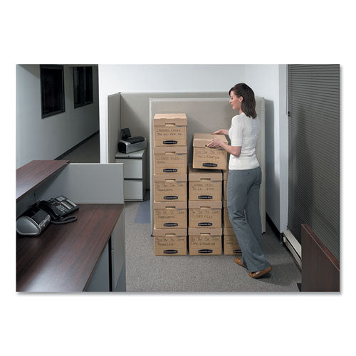 Image of Bankers Box® 7150001 Filing Box, Letter/legal Files, 13" X 16.25" X 12", Kraft, 25/carton