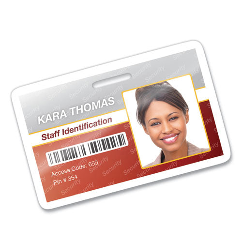 Image of Fellowes® 52033 Laminating Pouches, 5 Mil, 3.88" X 2.63", Gloss Clear, 25/pack